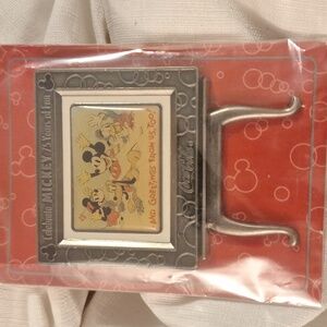 Coca Cola Pewter Celebrate Mickey 75 Years of Fun Display with Stand